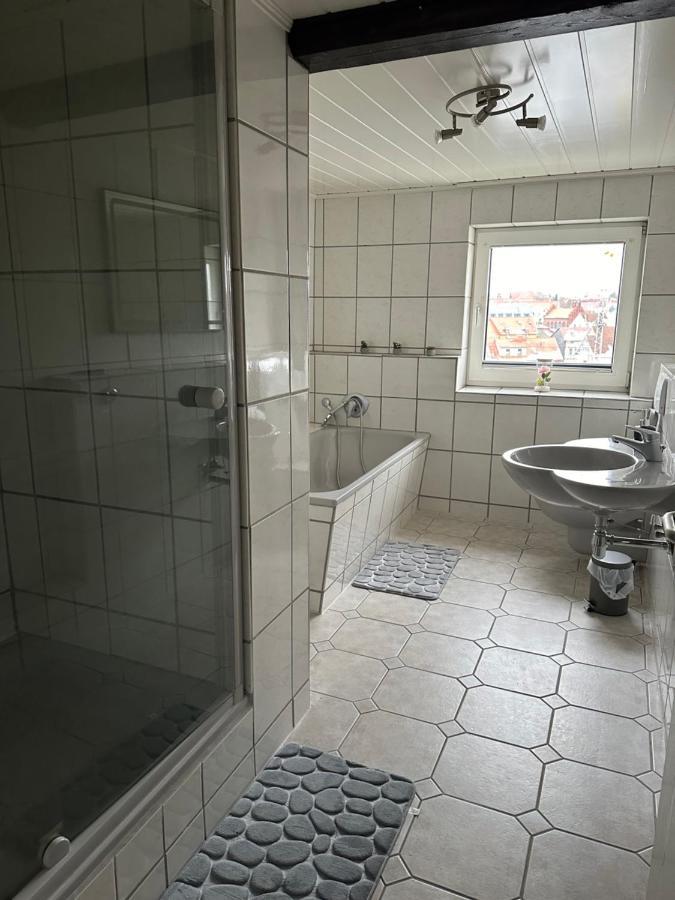 Pension Hotel Leinefelde Am Bahnhof Bagian luar foto